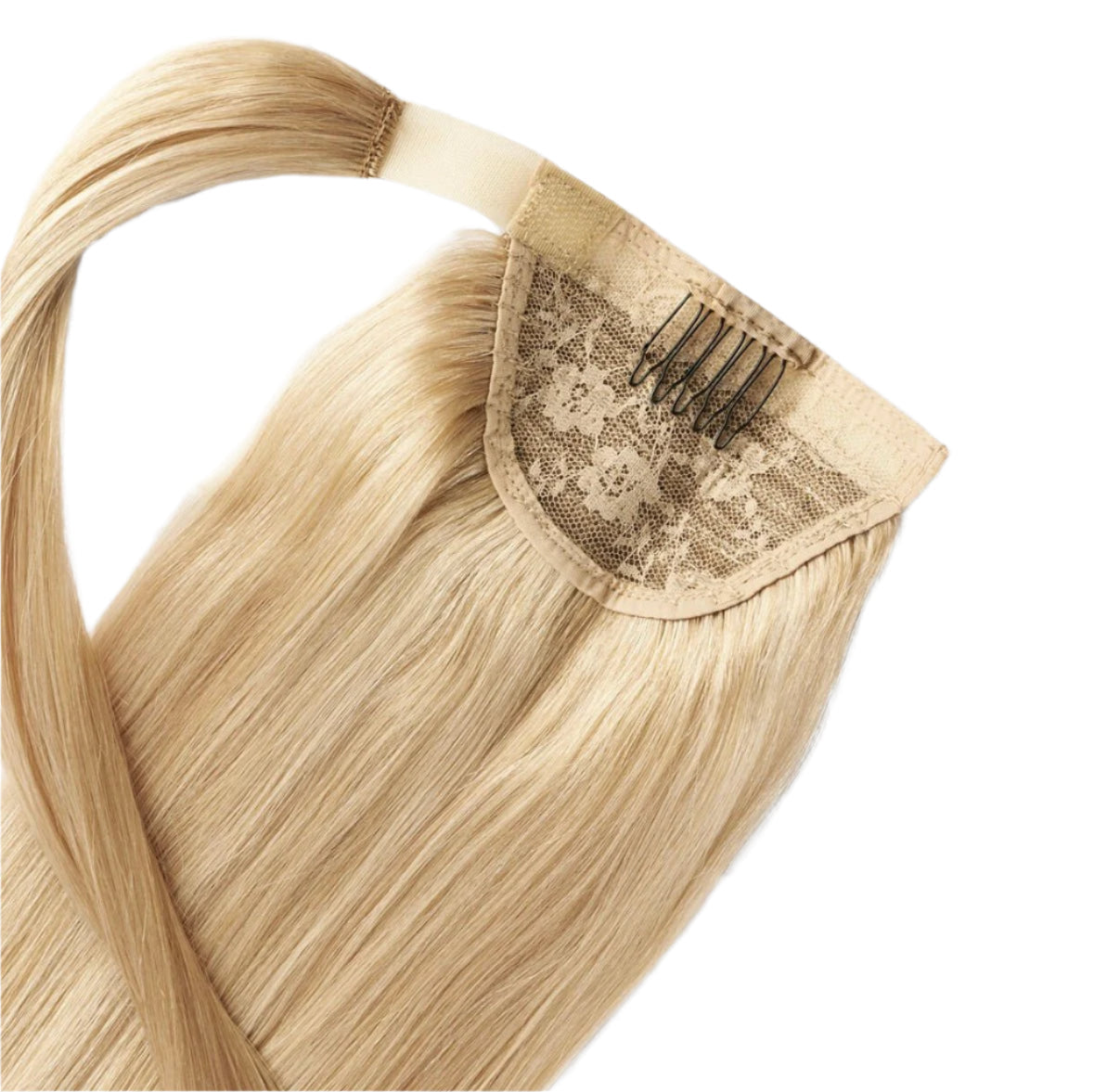 Ponytail Clip In Platinum Blonde #60